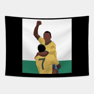 Pele Brazil Tapestry