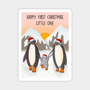 PENGUIN FIRST CHRISTMAS LITTLE ONE Magnet