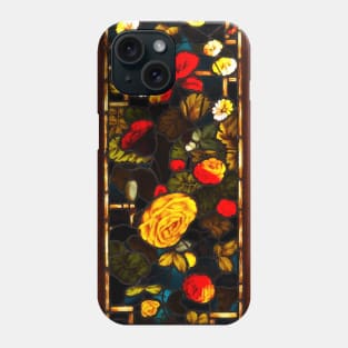 Stained Glass Flowers Phone Case