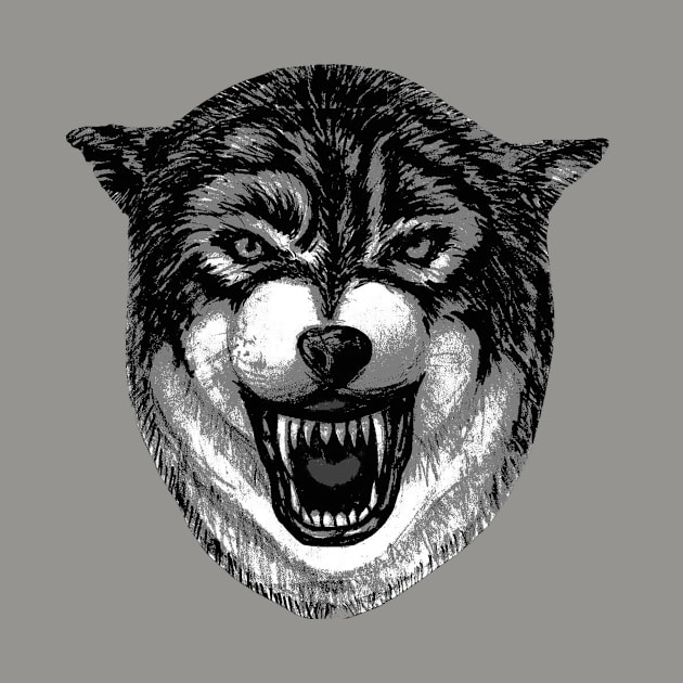 Wolf Head by TrueArtworxGraphics