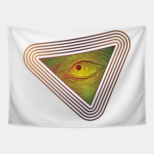 The illuminati symbokThe illuminati symbol is very beautiful with bold lines and beautiful colors Tapestry