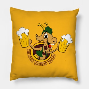 the lonely goatherd tavern Pillow