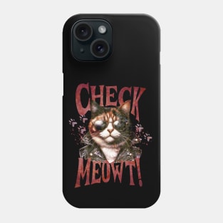 Funny Calico Cat Parody Meme Funny Cute Cat Lover, distressed effect Phone Case