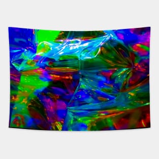 Plastic Holo Rainbow Tapestry