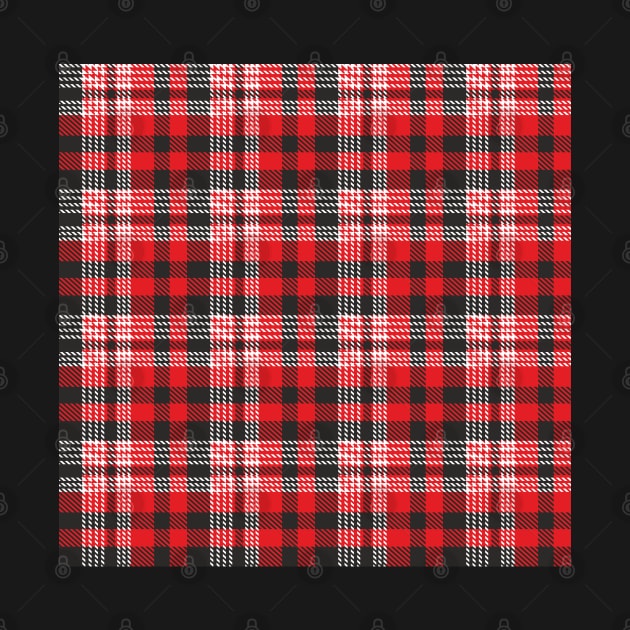 Buffalo Plaid Checkered Christmas Holiday Pattern by ilhnklv