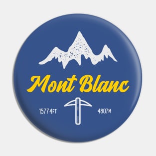 Mont Blanc Summit Club Pin