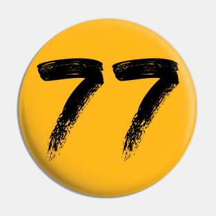 Number 77 Pin