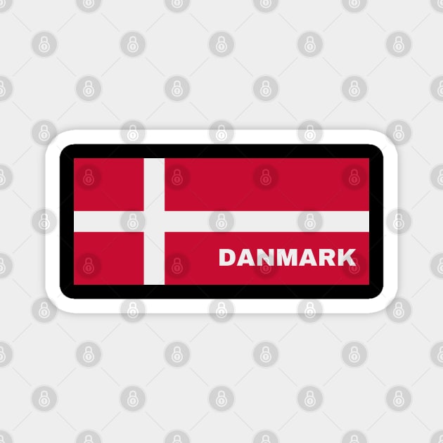 Danmark in Danish Flag Magnet by aybe7elf