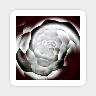 Romantic Geometric Diamond Abstract Magnet