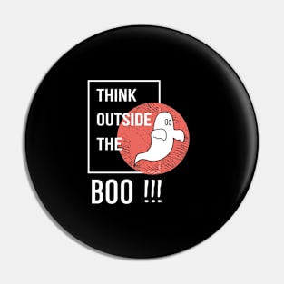 Think Outside The Boo! Pin