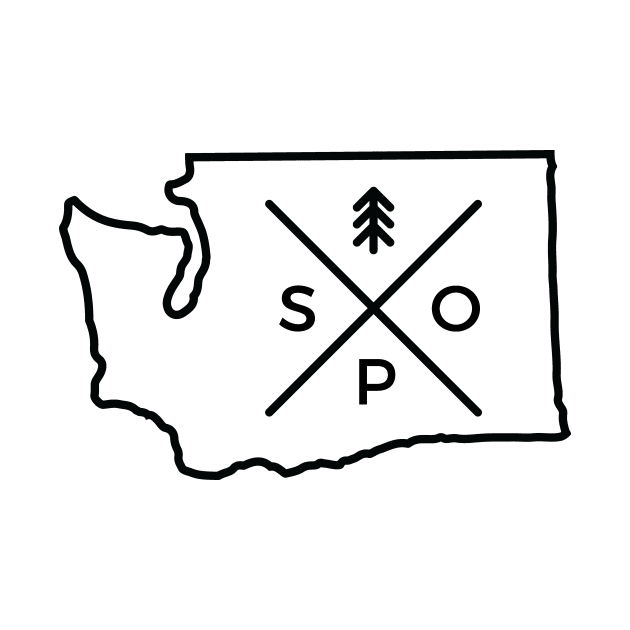 Spo, WA Sticker by SkySlate