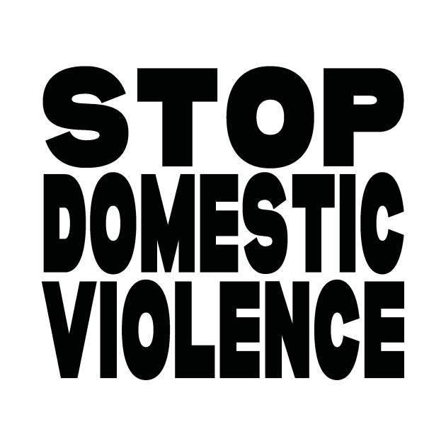 Stop domestic violence by Evergreen Tee