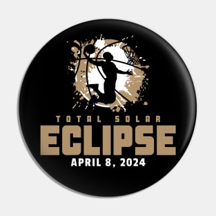 Total Solar Eclipse 2024 Basketball Pin