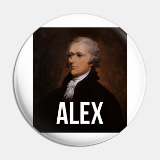 Alex - Alexander Hamilton Portrait Pin