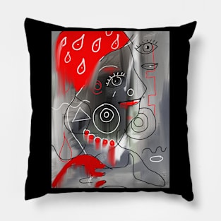 Duality of Perception Pillow