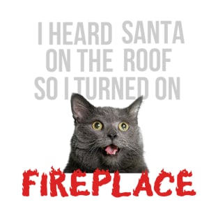 Funny Christmas Cat Saying T-Shirt