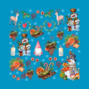 Christmas pattern 6. T-Shirt