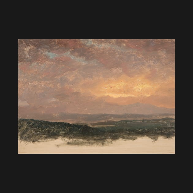 Sunset over the Catskills by Frederic Edwin Church by Classic Art Stall