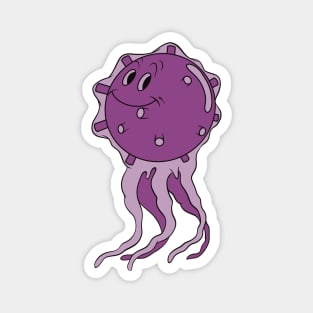 Fleischer style Jellyfish Magnet