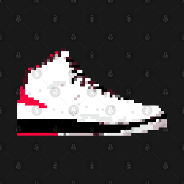 AIR JORDAN II RETRO PIXELATED ART SHOE COLLECTION by Buff Geeks Art