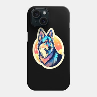 German Shepherd Dog Illustration Phone Case