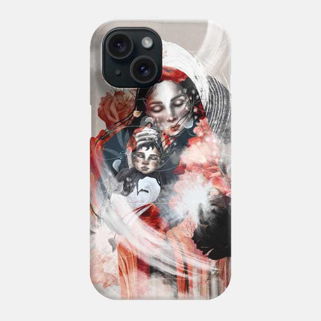 Mother and Child Phone Case by pollyannadart