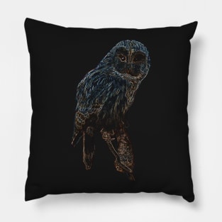 owl, owl colored Pillow