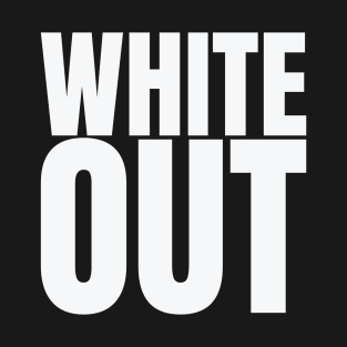White Out (White on white design) T-Shirt