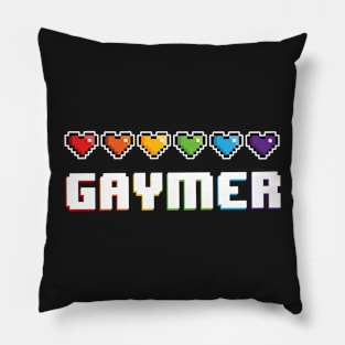 Gaymer the Gay Retro Games T-shirt Pillow