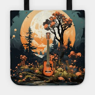 nature guitar Tote