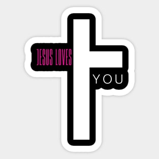 Jesus loves you Christian Stickers, trending Stickers, quote Vinyl Sti –  Neyastickershop