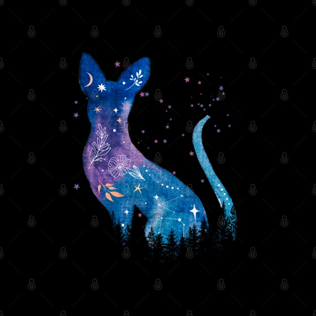 Cosmic Kitty by Elisamakesart