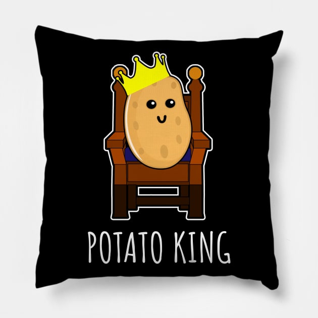 Potato King Pillow by LunaMay