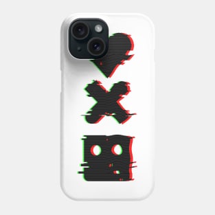 L D R - glitch Phone Case