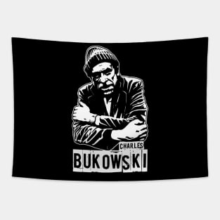 Charles bukowski\Vintage for fans Tapestry