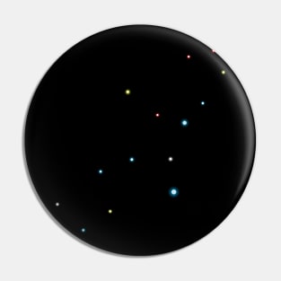 Constellation Virgo (variant) Pin