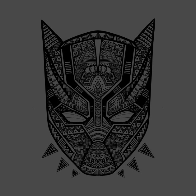Black Panther Tribal Mask Black Panther T Shirt Teepublic