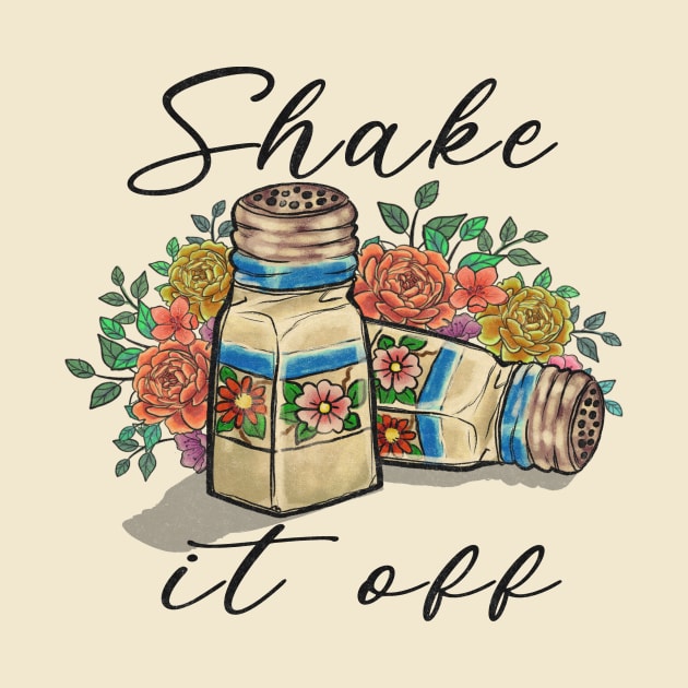 shake it off vintage seasoning with floral by Ballari