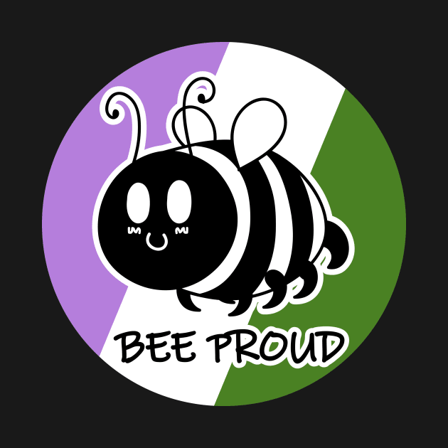 Bee Proud Genderqueer by JadedOddity