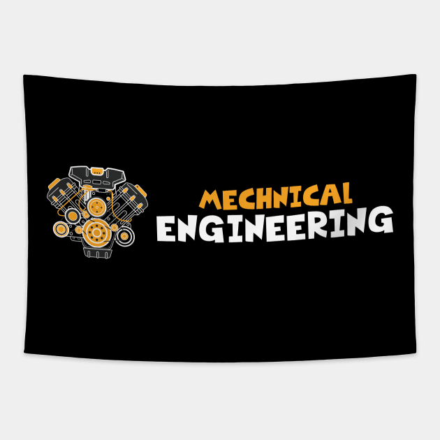 Mechanical Engineering Tapestry by Craftify