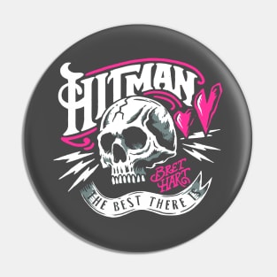 Bret Hitman Hart  Pro Wrestling Hero Pin