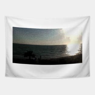 Fort Launderdale Sunrise  by Maeve Rembold Tapestry