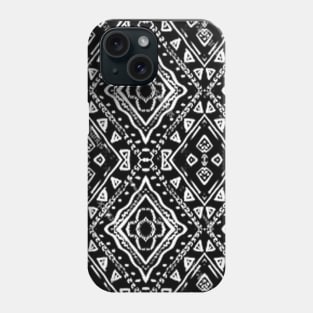 simetric black flower Phone Case