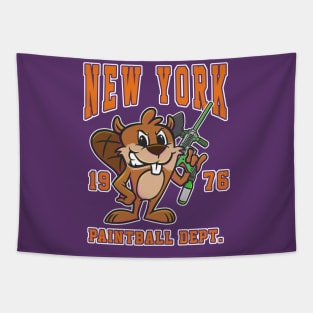 New York Paintball player Department Tapestry