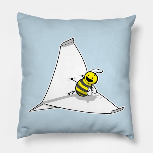 Flight of the Bumblebee Pillow by caravantshirts