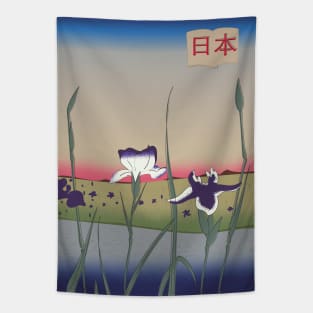 Japan woodblock art Tapestry