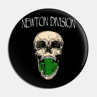 Newton Division Skull Pin