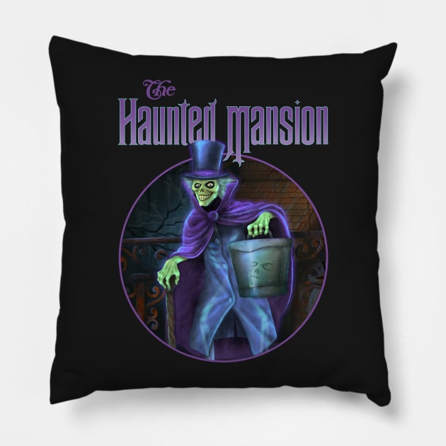 Hatbox Ghost Pillow by Rosado