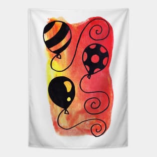 Watercolor Balloons Tapestry