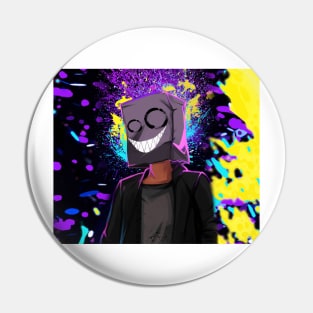 Fake of smile Pin